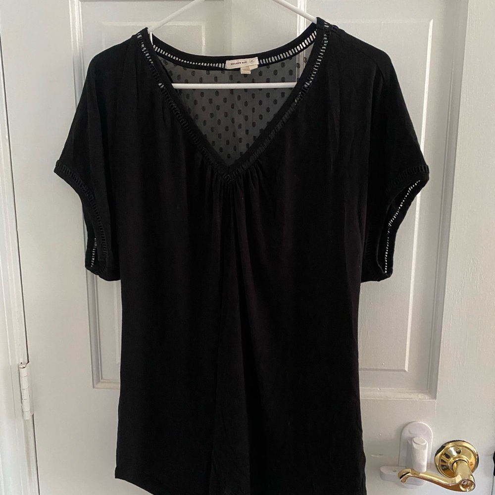 Anthro Black T by Meadow Rue